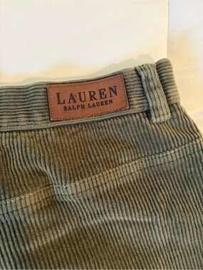 Ralph Lauren Olive Corduroy Pants size 14